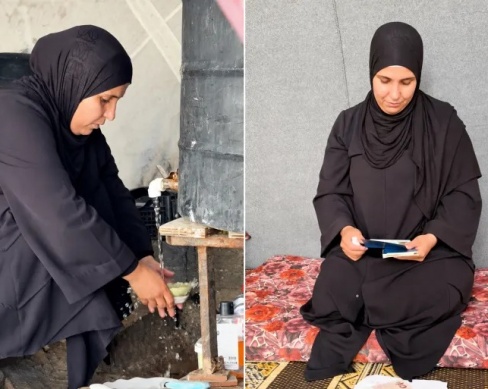 سورية لجأت إلى غزة هربا من الحرب فعاد زوجها أشلاء.. ما التفاصيل؟