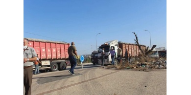 جنين: نقابة النقل تطالب بمنع دخول الشاحنات الإسرائيلية للمناطق الفلسطينية