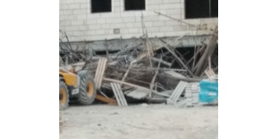 اصابة 5 عمال إثر انهيار سقالة بموقع بناء في "بيت شيمش"