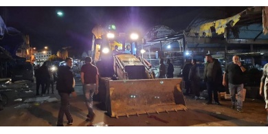 بلدية جنين تشرع بإزالة التعديات في شوارع المدينة