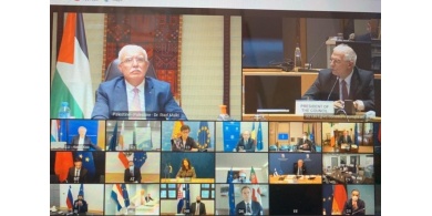 المالكي يطلع مجلس وزراء خارجية الاتحاد الأوروبي على المستجدات السياسية في فلسطين