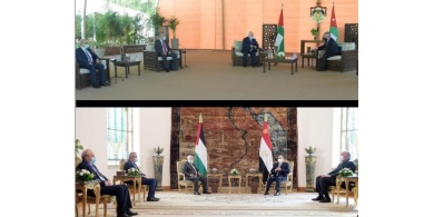 "تلطيف الأجواء العربية وتجاوز الخلافات".. هذا ما اتفق عليه الرئيس في الأردن ومصر