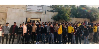 طلاب التوجيهي في جنين يرفضون "التعليم الالكتروني "