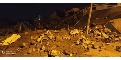 صور.. إصابتان في سلسلة غارات استهدفت مواقع للمقاومة بقطاع غزة