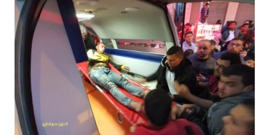 صور| إصابات بالاختناق في حريق شقة سكنية في قطاع غزة