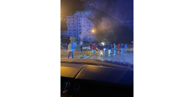 صور- الأهالي والتجار يحتجون: الاغلاق يُطبق في بيرزيت فقط!