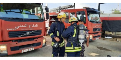 الدفاع المدني يرفع درجة الإستعداد والجاهزية لتلبية نداءات المواطنين بالمنخفض الجوي