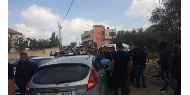 اصابة شرطي بجروح جراء دهسه بمركبة غير قانونية في بلدة اليامون غرب جنين