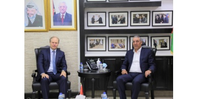الشيخ يبحث مع القنصل الفرنسي العام المستجدات السياسية