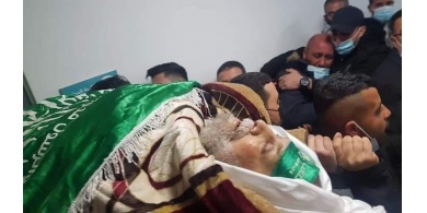 تشييع جثمان القائد الوطني عمر البرغوثي ابو عاصف 