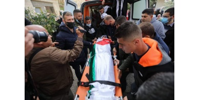 صور...تشييع جثمان الشهيد خالد نوفل بقرية راس كركر