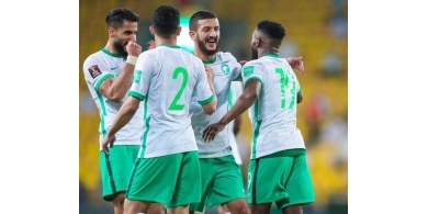 السعودية تقسو على فلسطين بخمسة أهداف