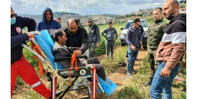 مقدم ورقيب بالأمن الوطني ينقذان حياة مواطن في طوباس
