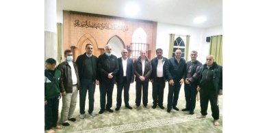 عشية رمضان...محافظ جنين يفتتح مسجداً في يعبد