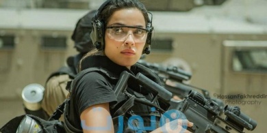 شاهد.. نادين نسيب نجيم من كواليس تدريبها على اطلاق النار: &ldquo;كثير استمعت&rdquo;