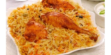 طريقة طهي وتحضير اكلة الارز البخاري بالدجاج 