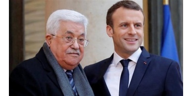 ابو مازن وماكرون يعلنان تشكيل "لجنة مشتركة" لصياغة دستور لفلسطين