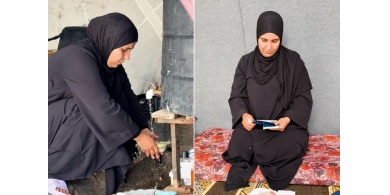 سورية لجأت إلى غزة هربا من الحرب فعاد زوجها أشلاء.. ما التفاصيل؟