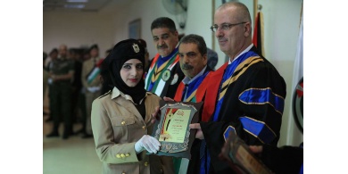 صور /  جامعة الاستقلال "الاكاديمية الفلسطينية للعلوم الامنية" في مدينة ‫اريحا‬ تحتفل بتخريج الفوج الثالث من طلبة البكالوريس "فوج الانتماء".