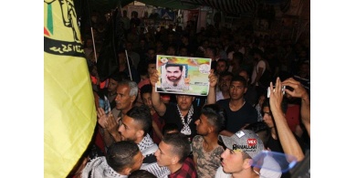 صور وفيديو ...مهرجان حاشد في جنين نصرة للأسرى