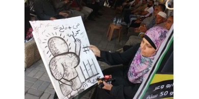 تواصل الحراك التضامني مع الأسرى في جنين واضراب شامل غداً