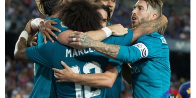 ريال مدريد يكسب برشلونة رغم طرد رونالدو