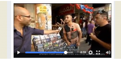 ماذا قال بائع في جنين عندما سأله صحفي اسرائيلي:كيف بتبيع ديسكات ايال جولان ومن جهة تانيه ديسك اضرب تل ابيب؟"