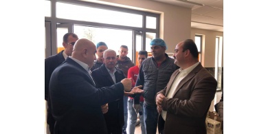 جنين:الرجوب وصبيحات يتفقدان المركز الكوري المعد لإجراء الفحوصات الأولية لفيروس كورونا