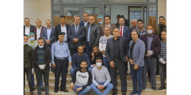 صور.. إفتتاح المركز الكوري في جنين كمستشفى للوقاية من فيروس كورونا