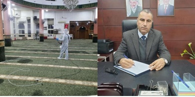 أبو الرب يؤكد على إستمرار تعليق صلوات الجماعة والجمعة