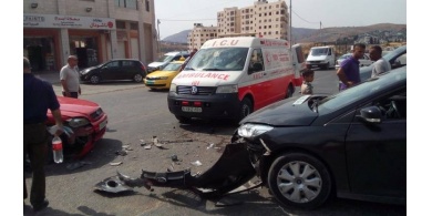غزة: سبع إصابات في ثمانية حوادث خلال 24 ساعة الأخيرة