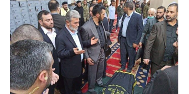 تشييع جثمان الراحل شلح في دمشق