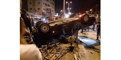 مصرع مواطن وإصابة 3 آخرين بحادث سير وسط قطاع غزة ﻿