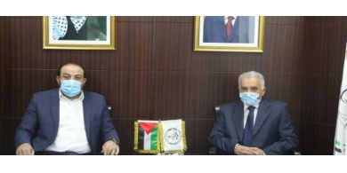 المستشار أبو شرار يبحث مع النائب العام العودة إلى العمل الطبيعي في المحاكم