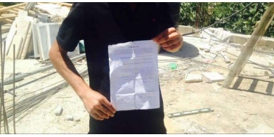 الاحتلال يخطر بهدم ووقف البناء في 3 محال تجارية ببلدة يعبد