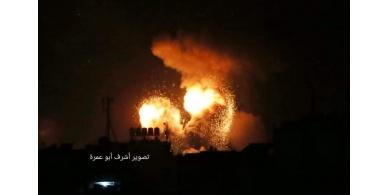 إصابة طفلين وامرأتين إحداهما حامل بقصف على القطاع ﻿