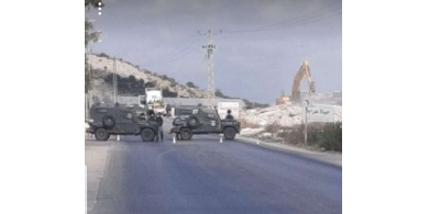 الإحتلال يهدم محل قيد الإنشاء جنوب جنين
