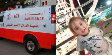 مصرع طفلة جراء حادث دهس في الخليل