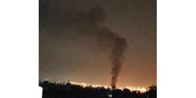 سلطة جودة البيئة: حرائق مصانع " الموت" الإسرائيلية تسببت في تلويث سماء منطقة غرب طولكرم