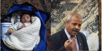 قيادي فلسطيني يعلن استعداده لتبني طفلة تُركت على باب أحد مساجد قطاع غزة