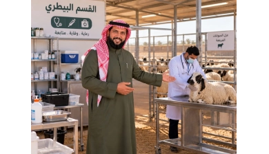 إبراهيم المعيوف يبرز أهمية المتابعة البيطرية في الحفاظ على صحة الثروة الحيوانية