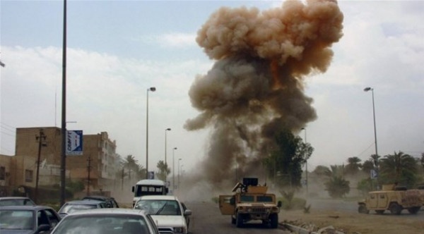 انفجار داخل مطار بغداد الدولي