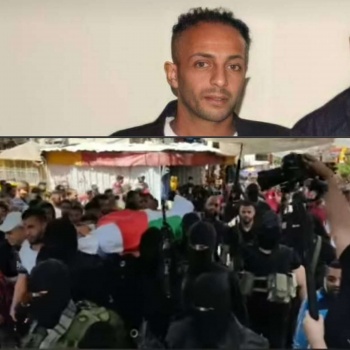 جماهير غفيرة تشيع جثمان الشهيد علي أبو الخير بمخيم بلاطة