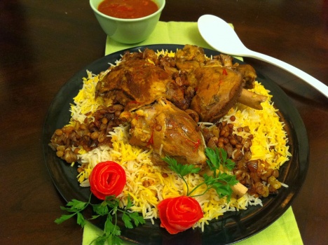 طريقة تحضير اكلة المجبوس باللحم