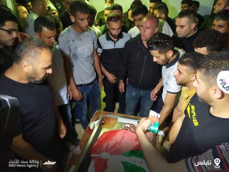 نابلس: تشييع جثمان الشهيد حمايل إلى مثواه الأخير