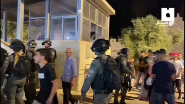 لليوم الثالث على التوالي... الاحتلال يعتدي على الفلسطينيين في باب العامود
