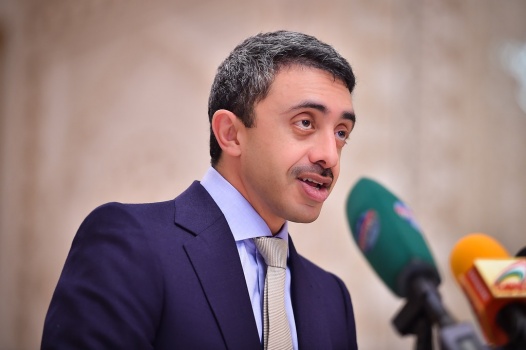 وزير الخارجية الاماراتي عبدالله بن زايد آل نهيان