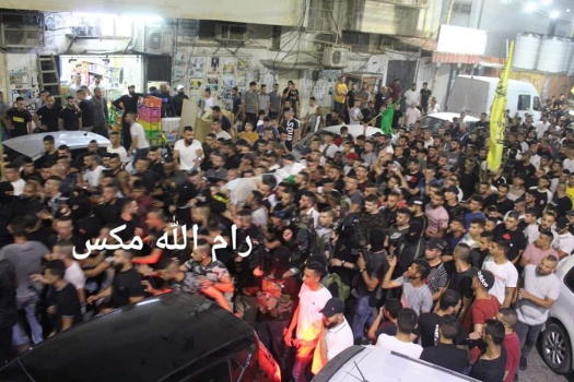 مسيرة حاشدة في جنين ومخيمها تنديدا بجريمة إعدام الشهيد الصباريني