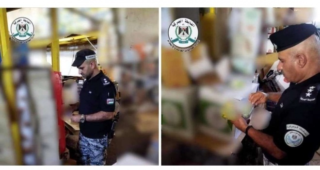 الضابطة الجمركية تضبط قرابة 5 طن حلويات وأرز منتهية الصلاحية في محافظة جنين