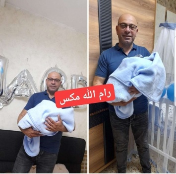 وسط فرحة عارمة..مواطن من بلدة جبع جنوب جنين يرزق بمولوده البكر بعد 21 عاماً